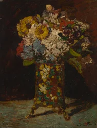 Vase mit Blumen